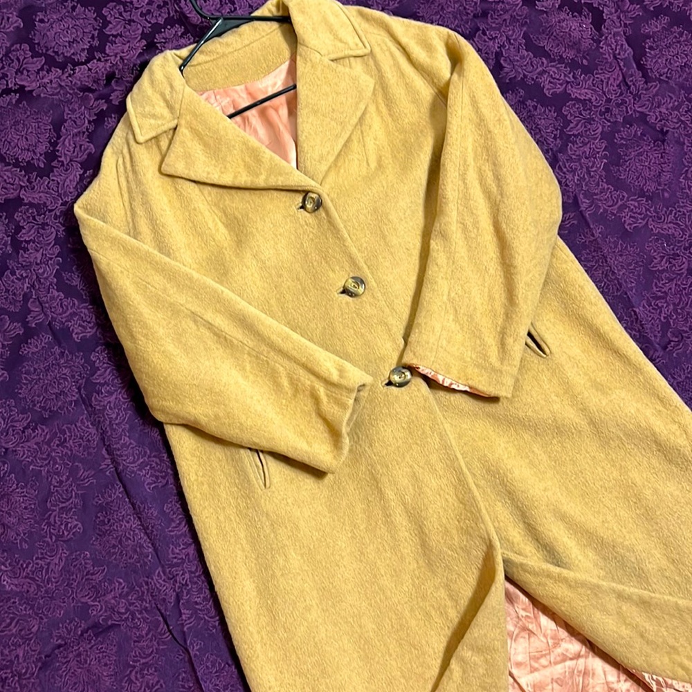 VINTAGE made in 🏴󠁧󠁢󠁥󠁮󠁧󠁿 camel hair long winter coat